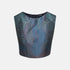 Cropped Silk Top